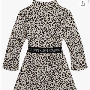 Calvin Klein Leopard Toddler Dress